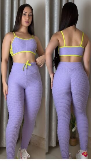 Conjunto Legging Sculpt Neon