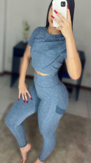 Conjunto Legging Graphite