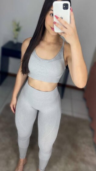 Conjunto Legging Light Silver