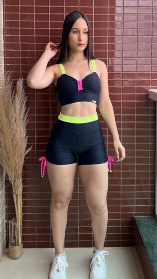 Conjunto Short Neon Pulse